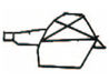 Wltoys 12428-C.12428-B.0348 The Left Roll cage,Left Anti-Roll Bar Parts